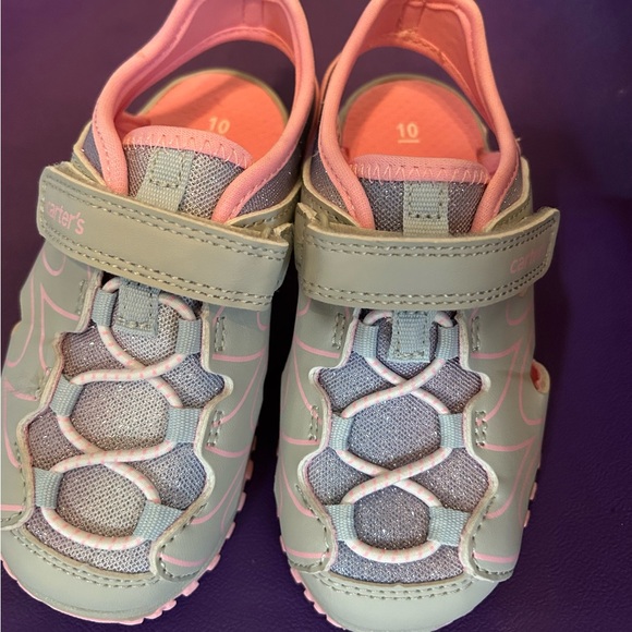 Carter's Kids Blue and Pink Adventure Sandals - Picture 3 of 5